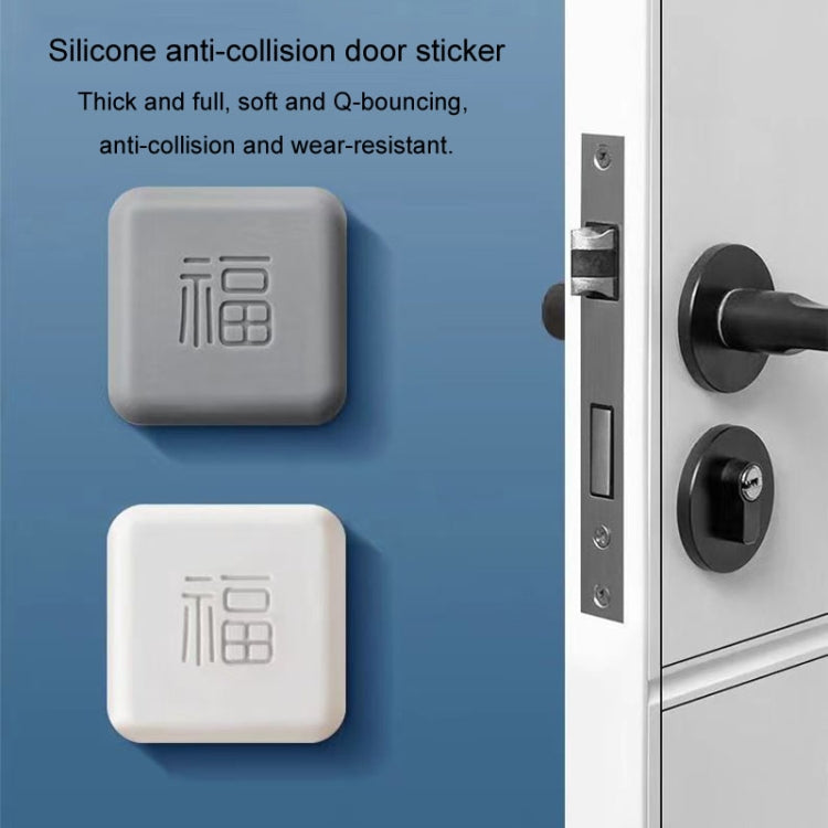 5pcs Patin silencieux anti-collision pour poignée de porte, coussin de fermeture de porte pour salon et chambre, patin de protection en silicone