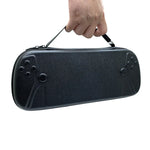 Pour étui rigide de transport Sony PlayStation Portal, sac de rangement portable, PU à motif croisé, tissu Oxford 1680D