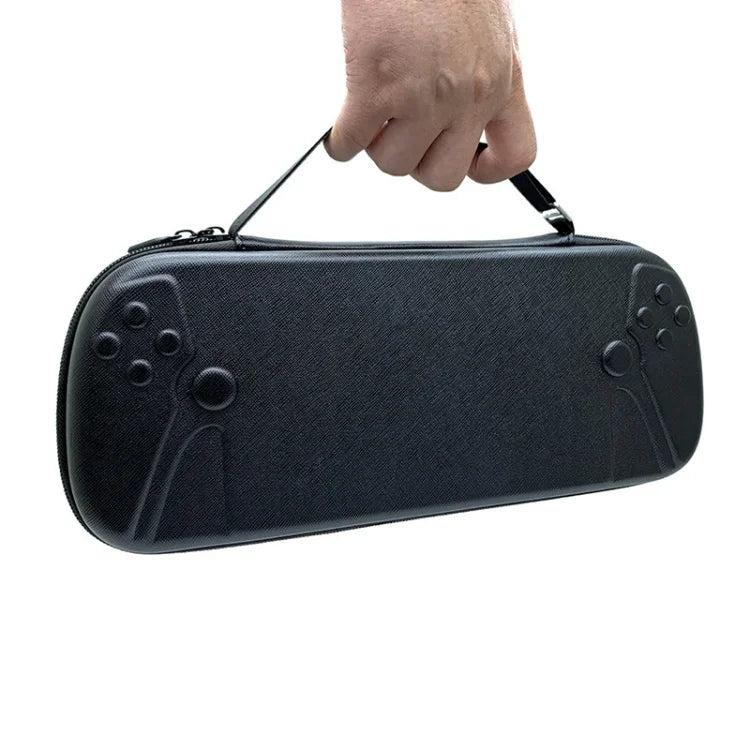 Pour étui rigide de transport Sony PlayStation Portal, sac de rangement portable, PU à motif croisé, tissu Oxford 1680D