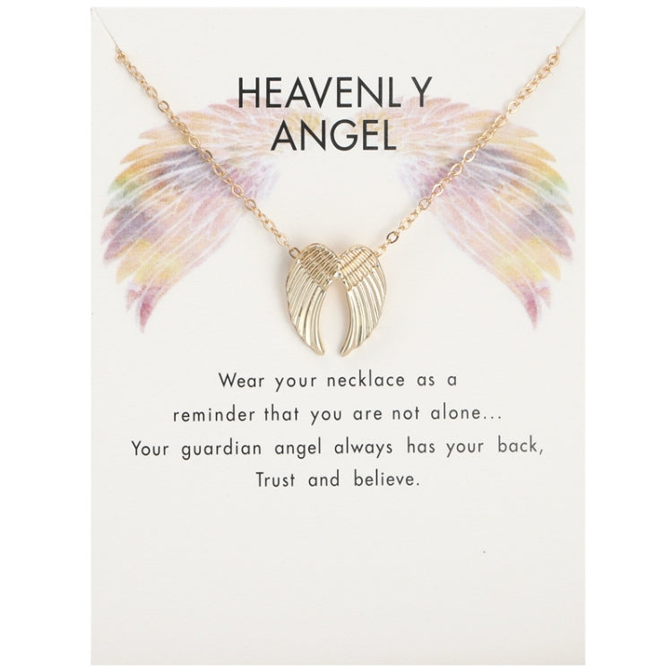 Collier Ailes d'Ange Pendentif Ange Gardien Chaîne de Collier Bijoux