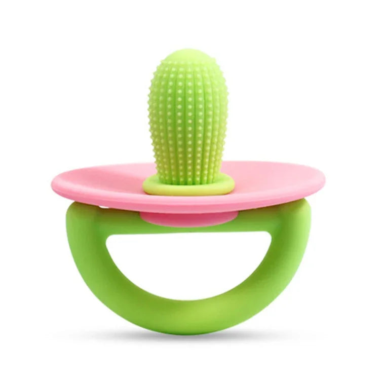 Jouets de dentition en silicone en forme de cactus pour bébé