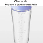 Baby Silicone Bottle Squeezeable Feeding Spoon Childrens Supplementary Bottle Feeder