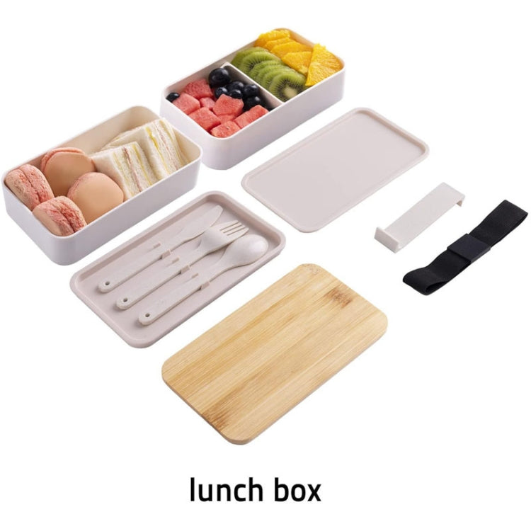 Boîte à lunch portable à double compartiment isotherme de 1200 ml, récipient alimentaire en plastique micro-ondable, Sans sac isotherme Noir, Sans sac isotherme Blanc, Avec sac isotherme Noir, Avec sac isotherme Blanc