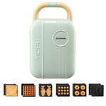 YIDPU Multifunctional Family Breakfast Maker Light Diet Sandwich Waffle Baker, CN Plug, 2 In 1, 3 In 1, 4 In 1, 5 In 1, 6 In 1, 7 In 1