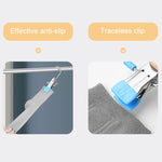 5 pièces/paquet – Pince plate en acier inoxydable avec crochet, anti-rayures, pour sécher le linge