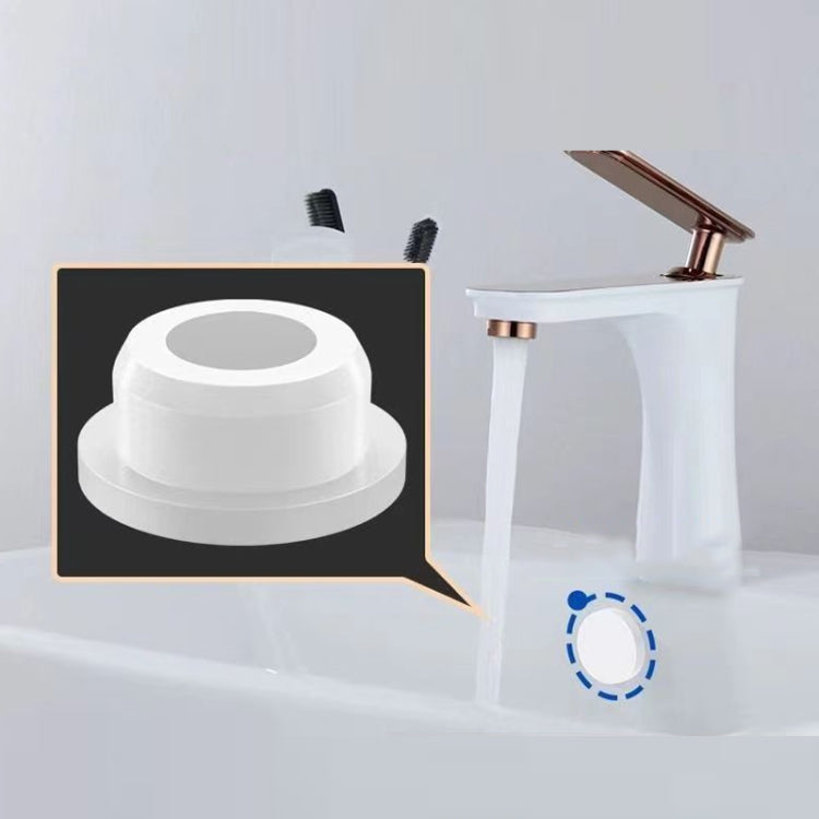 20 cache-bouchons universels pour trou de trop-plein de lavabo de type poussoir