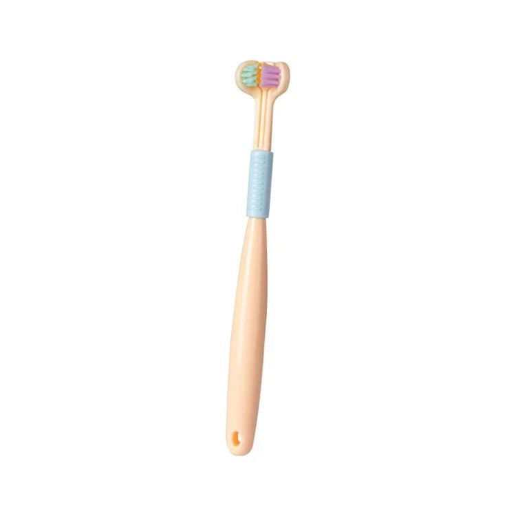 YALINA Brosse à dents à trois côtés Poils souples Brosse à dents en forme de V à 360 degrés, 418 Adultes Rose, 418 Adultes Violet, A22 Enfants Rose, A22 Enfants Jaune, A22 Enfants Bleu