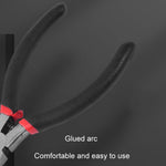 4.5 Inch Industrial Grade Mini Wire Pliers Portable Handmade Pliers With Plasticized Handle, Pointed Mouth Plier, Diagonal Mouth Plier
