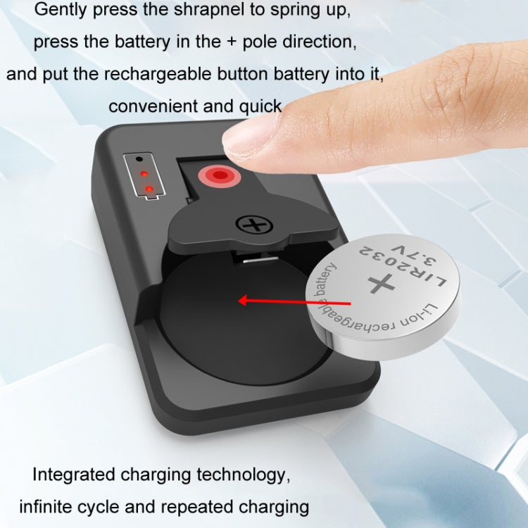 Chargeur universel pour pile bouton 4.2V LIR2032/2450, RSC-X2-2 blanc, RSC-X2-2 noir
