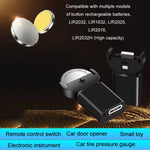 Chargeur de pile bouton rechargeable LIR2032 Key Toys, X21 noir
