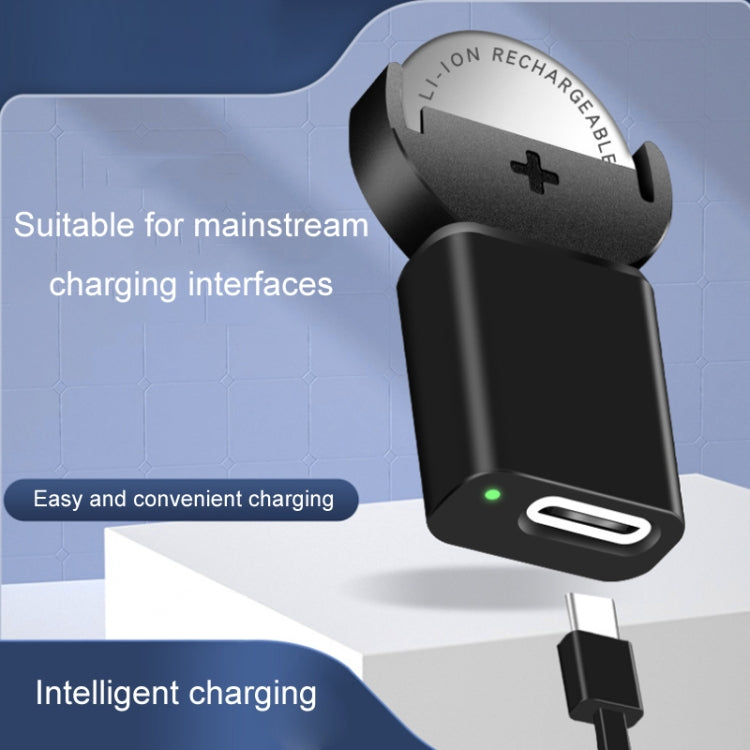 Chargeur de pile bouton rechargeable LIR2032 Key Toys, X21 noir