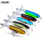 Leurres PROBEROS DW601 à hélice rotative à 360 degrés, leurre flottant tracteur topwater, appât poisson factice, 10,5cm/13,5g, 11,5cm/16,5g, 14,5cm/32,5g