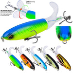 Leurres PROBEROS DW601 à hélice rotative à 360 degrés, leurre flottant tracteur topwater, appât poisson factice, 10,5cm/13,5g, 11,5cm/16,5g, 14,5cm/32,5g