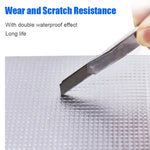 1.2mm Thickness Butyl Waterproof Tape Self-Adhesive Aluminum Foil Tape, 5cm x 5m, 10cm x 5m, 15cm x 5m, 20cm x 5m, 5cm x 10m, 10cm x 10m