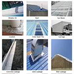 1.2mm Thickness Butyl Waterproof Tape Self-Adhesive Aluminum Foil Tape, 5cm x 5m, 15cm x 5m, 20cm x 5m, 10cm x 10m