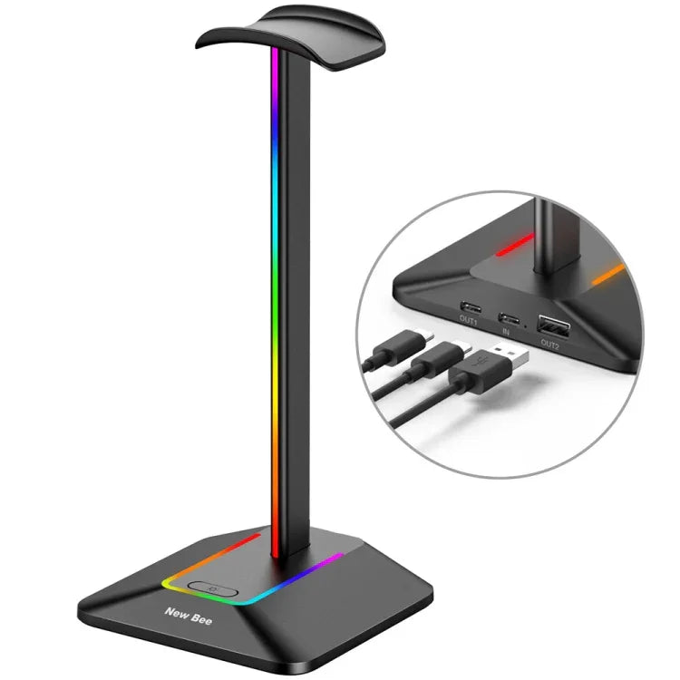 Support d’exposition pour casque à double sortie colorée JOUEUR, extension HUB, support casque, Z8 Noir, Z8 Argent, Z9 sans interface étendue Noir, Z9 sans interface étendue Argent