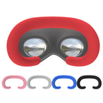 Pour Apple Vision Pro Masque oculaire en silicone anti-transpiration et anti-poussière, Coque en silicone remplaçable