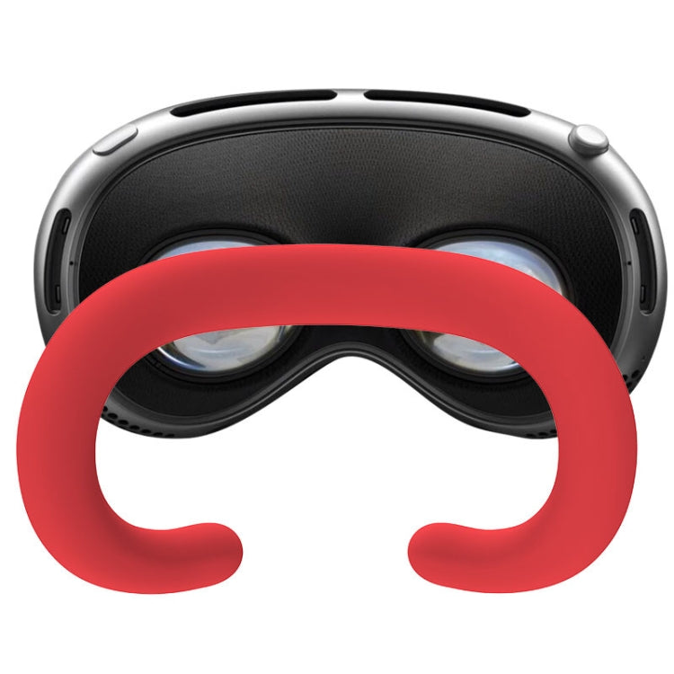 Pour Apple Vision Pro Masque oculaire en silicone anti-transpiration et anti-poussière, Coque en silicone remplaçable