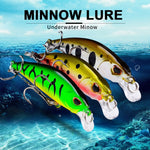 Leurre minnow coulant 5,3cm 4,6g, longue portée, appât dur plastique bionique, matériel de pêche, hameçon PROBEROS DW577 8003, hameçon ordinaire PROBEROS DW578
