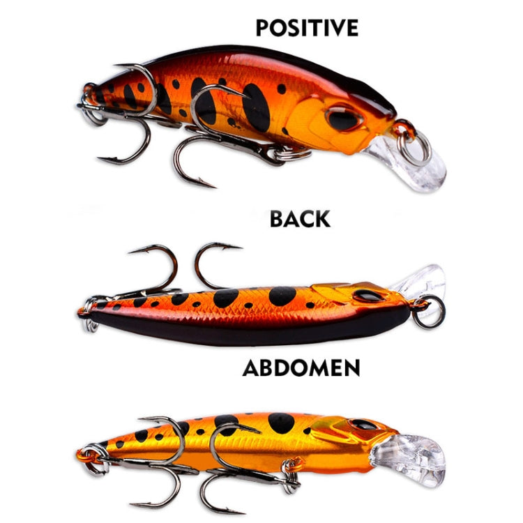 Leurre minnow coulant 5,3cm 4,6g, longue portée, appât dur plastique bionique, matériel de pêche, hameçon PROBEROS DW577 8003, hameçon ordinaire PROBEROS DW578