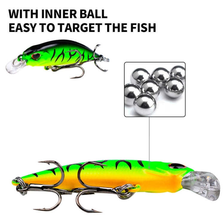 Leurre minnow coulant 5,3cm 4,6g, longue portée, appât dur plastique bionique, matériel de pêche, hameçon PROBEROS DW577 8003, hameçon ordinaire PROBEROS DW578