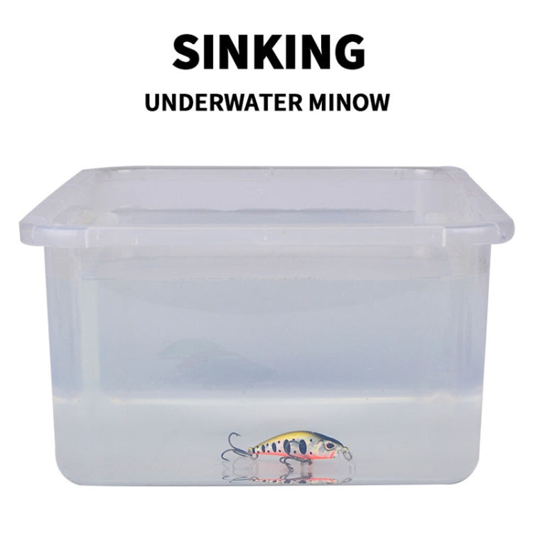 Leurre minnow coulant 5,3cm 4,6g, longue portée, appât dur plastique bionique, matériel de pêche, hameçon PROBEROS DW577 8003, hameçon ordinaire PROBEROS DW578