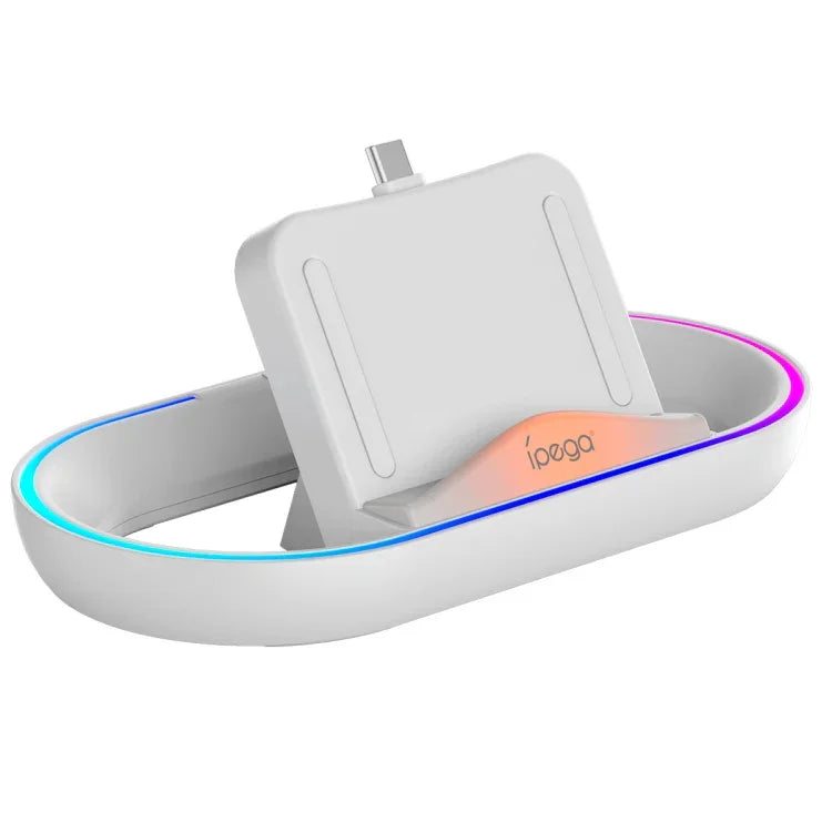 Base de chargement iPega avec éclairage RGB pour console de jeux PlayStation Portal, PG-P5P02