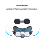 Pour Meta Quest 3 Masque de remplacement avec ventilation pour circulation d'air et dissipation de chaleur, Masque VR anti-buée avec ventilateur
