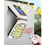 Lampes solaires télécommandées pour jardin, entièrement automatiques, pour l'extérieur