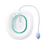Baignoire pliable sans accroupissement pour maternité, après chirurgie anale, avec douchette.