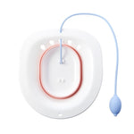 Baignoire pliable sans accroupissement pour maternité, après chirurgie anale, avec douchette.