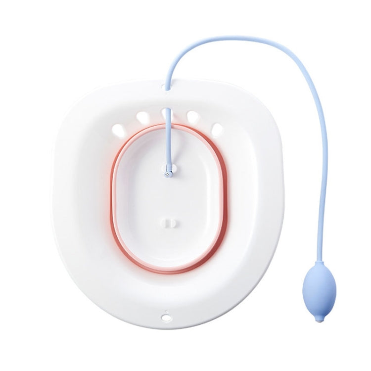 Baignoire pliable sans accroupissement pour maternité, après chirurgie anale, avec douchette.