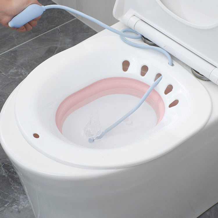 Baignoire pliable sans accroupissement pour maternité, après chirurgie anale, avec douchette.