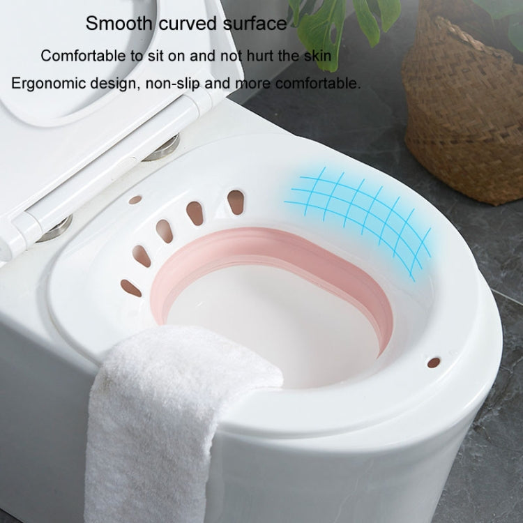 Baignoire pliable sans accroupissement pour maternité, après chirurgie anale, avec douchette.
