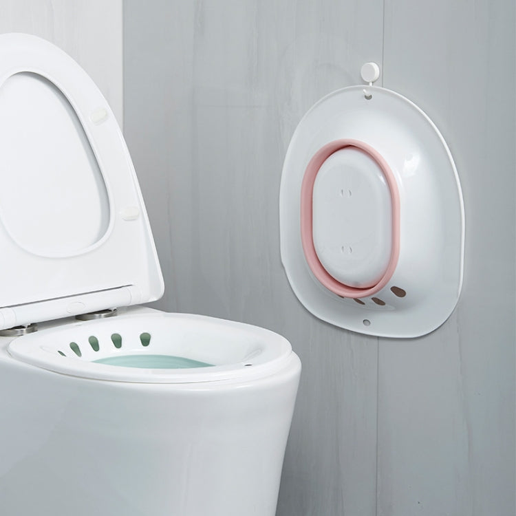 Baignoire pliable sans accroupissement pour maternité, après chirurgie anale, avec douchette.