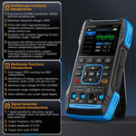 Oscilloscope numérique portable 3 en 1 FNIRSI, multimètre double canal, 2C23T standard, 2C23T amélioré