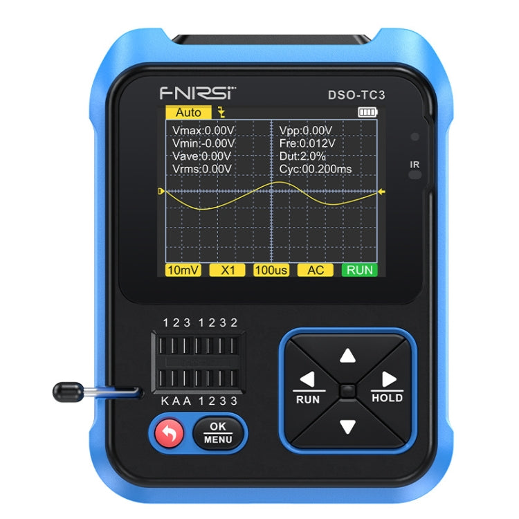 Oscilloscope numérique portable 3 en 1 FNIRSI, testeur de transistor LCR, DSO-TC3 standard, DSO-TC3 amélioré