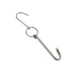 Cintre à rôtir double anneau en acier inoxydable, support de suspension pour barbecue extérieur, petit anneau 3 cm 23 cm, petit anneau de cire 3 cm 24,5 cm, grand anneau de cire 3 cm 33 cm, anneau de cire moyen 3 cm 29 cm, acier épais court 4 cm 24 cm...