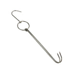 Cintre à rôtir double anneau en acier inoxydable, support de suspension pour barbecue extérieur, petit anneau 3 cm 23 cm, petit anneau de cire 3 cm 24,5 cm, grand anneau de cire 3 cm 33 cm, anneau de cire moyen 3 cm 29 cm, acier épais court 4 cm 24 cm...