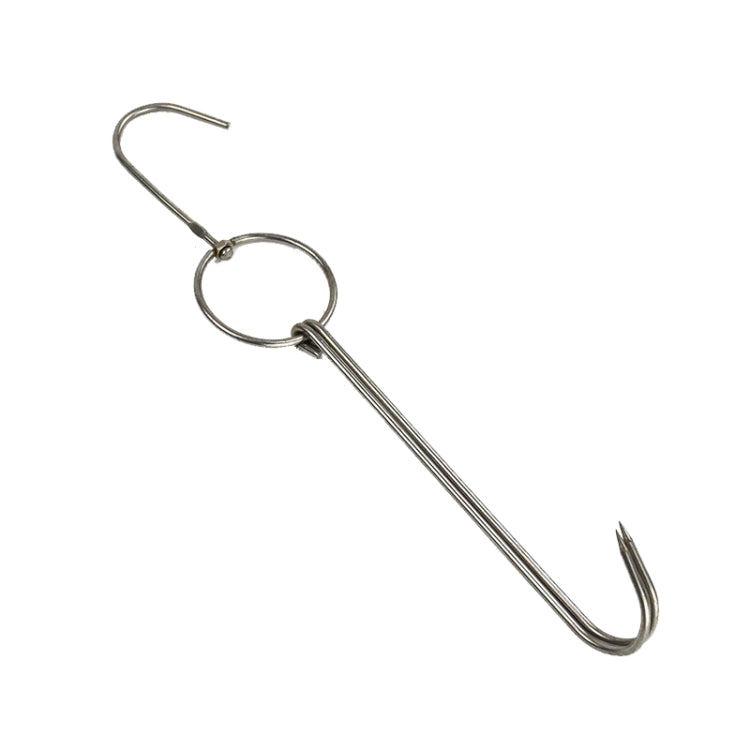 Cintre à rôtir double anneau en acier inoxydable, support de suspension pour barbecue extérieur, petit anneau 3 cm 23 cm, petit anneau de cire 3 cm 24,5 cm, grand anneau de cire 3 cm 33 cm, anneau de cire moyen 3 cm 29 cm, acier épais court 4 cm 24 cm...