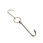 Cintre à rôtir double anneau en acier inoxydable, support de suspension pour barbecue extérieur, petit anneau 3 cm 23 cm, petit anneau de cire 3 cm 24,5 cm, grand anneau de cire 3 cm 33 cm, anneau de cire moyen 3 cm 29 cm, acier épais court 4 cm 24 cm...