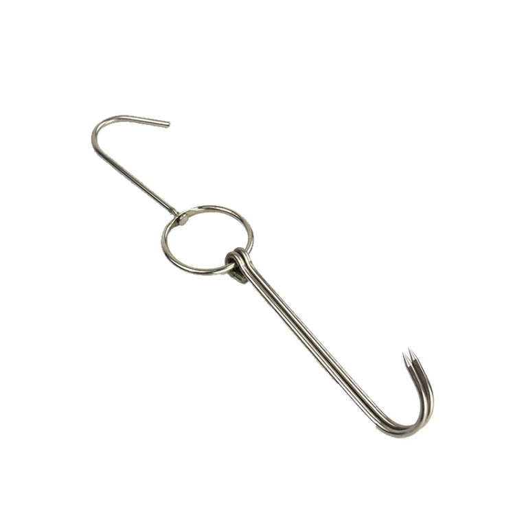 Cintre à rôtir double anneau en acier inoxydable, support de suspension pour barbecue extérieur, petit anneau 3 cm 23 cm, petit anneau de cire 3 cm 24,5 cm, grand anneau de cire 3 cm 33 cm, anneau de cire moyen 3 cm 29 cm, acier épais court 4 cm 24 cm...