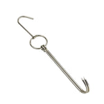 Cintre à rôtir double anneau en acier inoxydable, support de suspension pour barbecue extérieur, petit anneau 3 cm 23 cm, petit anneau de cire 3 cm 24,5 cm, grand anneau de cire 3 cm 33 cm, anneau de cire moyen 3 cm 29 cm, acier épais court 4 cm 24 cm...