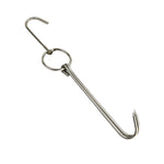 Cintre à rôtir double anneau en acier inoxydable, support de suspension pour barbecue extérieur, petit anneau 3 cm 23 cm, petit anneau de cire 3 cm 24,5 cm, grand anneau de cire 3 cm 33 cm, anneau de cire moyen 3 cm 29 cm, acier épais court 4 cm 24 cm...