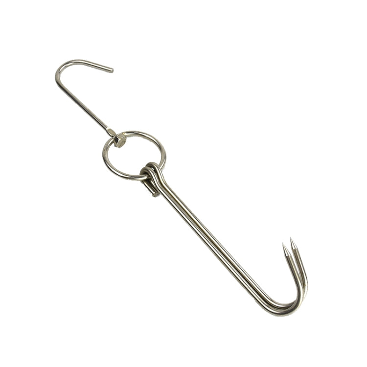 Cintre à rôtir double anneau en acier inoxydable, support de suspension pour barbecue extérieur, petit anneau 3 cm 23 cm, petit anneau de cire 3 cm 24,5 cm, grand anneau de cire 3 cm 33 cm, anneau de cire moyen 3 cm 29 cm, acier épais court 4 cm 24 cm...