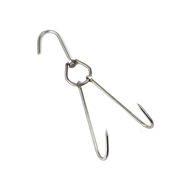 Cintre à rôtir double anneau en acier inoxydable, support de suspension pour barbecue extérieur, petit anneau 3 cm 23 cm, petit anneau de cire 3 cm 24,5 cm, grand anneau de cire 3 cm 33 cm, anneau de cire moyen 3 cm 29 cm, acier épais court 4 cm 24 cm...
