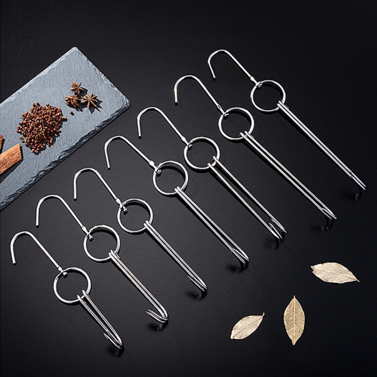 Cintre à rôtir double anneau en acier inoxydable, support de suspension pour barbecue extérieur, petit anneau 3 cm 23 cm, petit anneau de cire 3 cm 24,5 cm, grand anneau de cire 3 cm 33 cm, anneau de cire moyen 3 cm 29 cm, acier épais court 4 cm 24 cm...