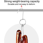 Cintre à rôtir double anneau en acier inoxydable, support de suspension pour barbecue extérieur, petit anneau 3 cm 23 cm, petit anneau de cire 3 cm 24,5 cm, grand anneau de cire 3 cm 33 cm, anneau de cire moyen 3 cm 29 cm, acier épais court 4 cm 24 cm...