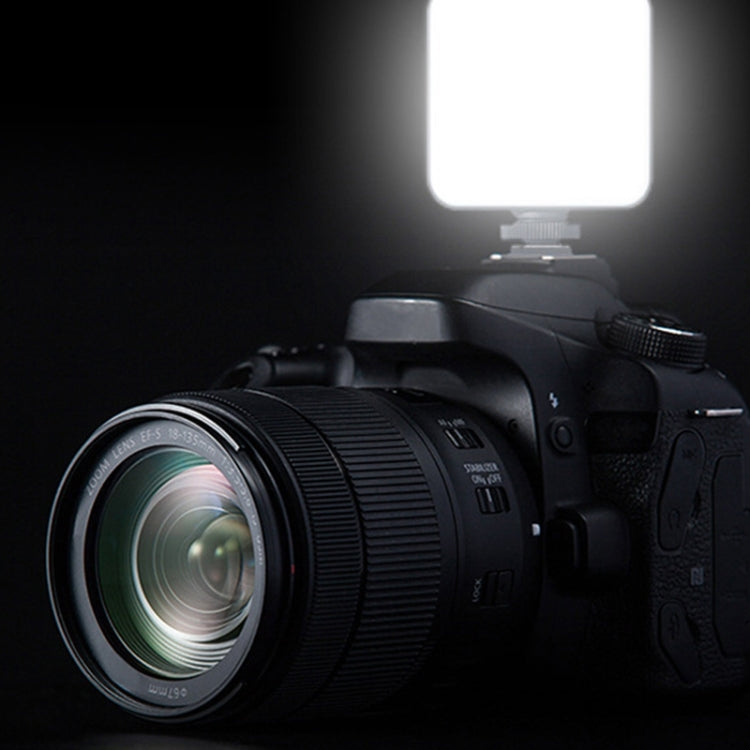 Lampe de remplissage vidéo conférence mobile W64 64 LED pour ordinateur portable, lampe de poche photo, ensemble clip, ensemble clip + trépied