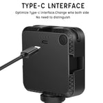 Lampe de remplissage vidéo conférence mobile W64 64 LED pour ordinateur portable, lampe de poche photo, ensemble clip, ensemble clip + trépied